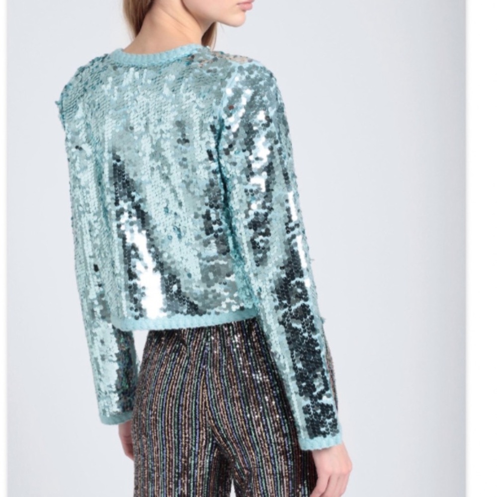 NWT & Other Stories Sequin Sweater Jacket - Picture 5 of 5